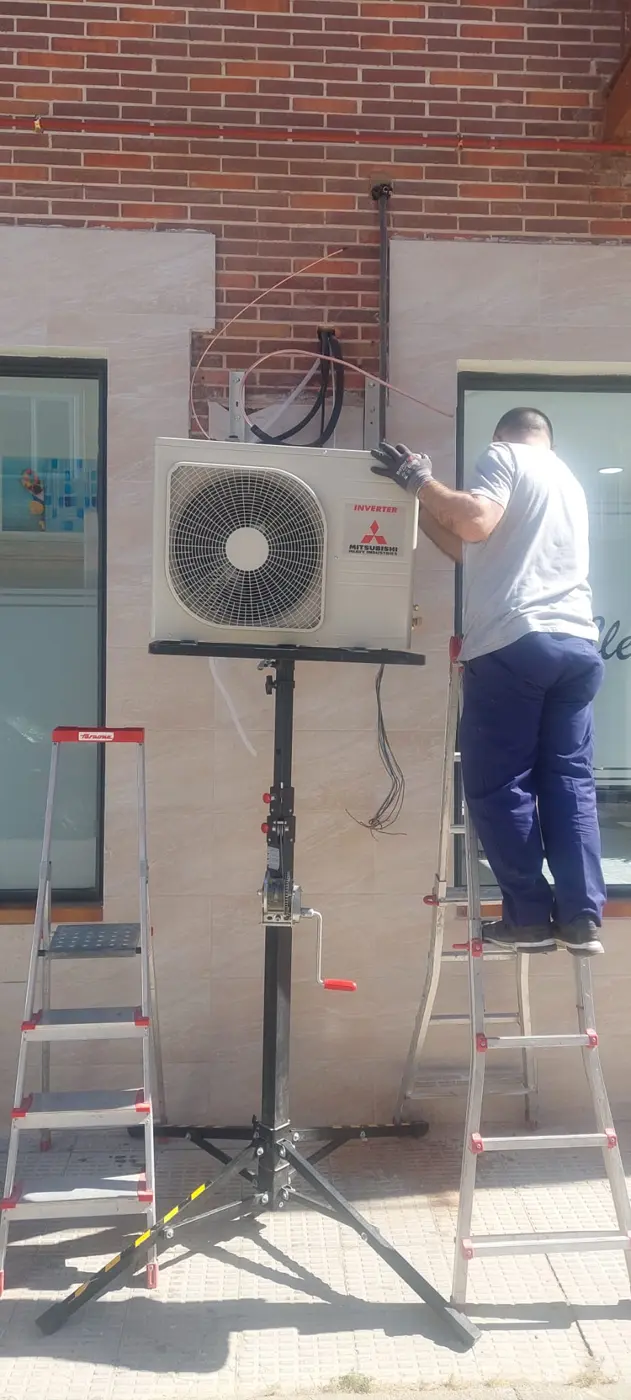 Instalación de aire acondicionado