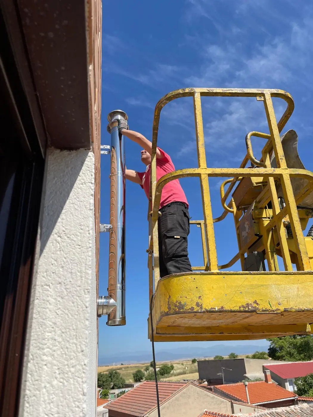 Instalación de salida de humos